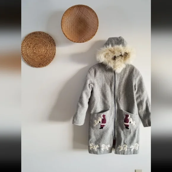 Vintage Inuit Embroidered Wool Parka - Picture 7 of 9